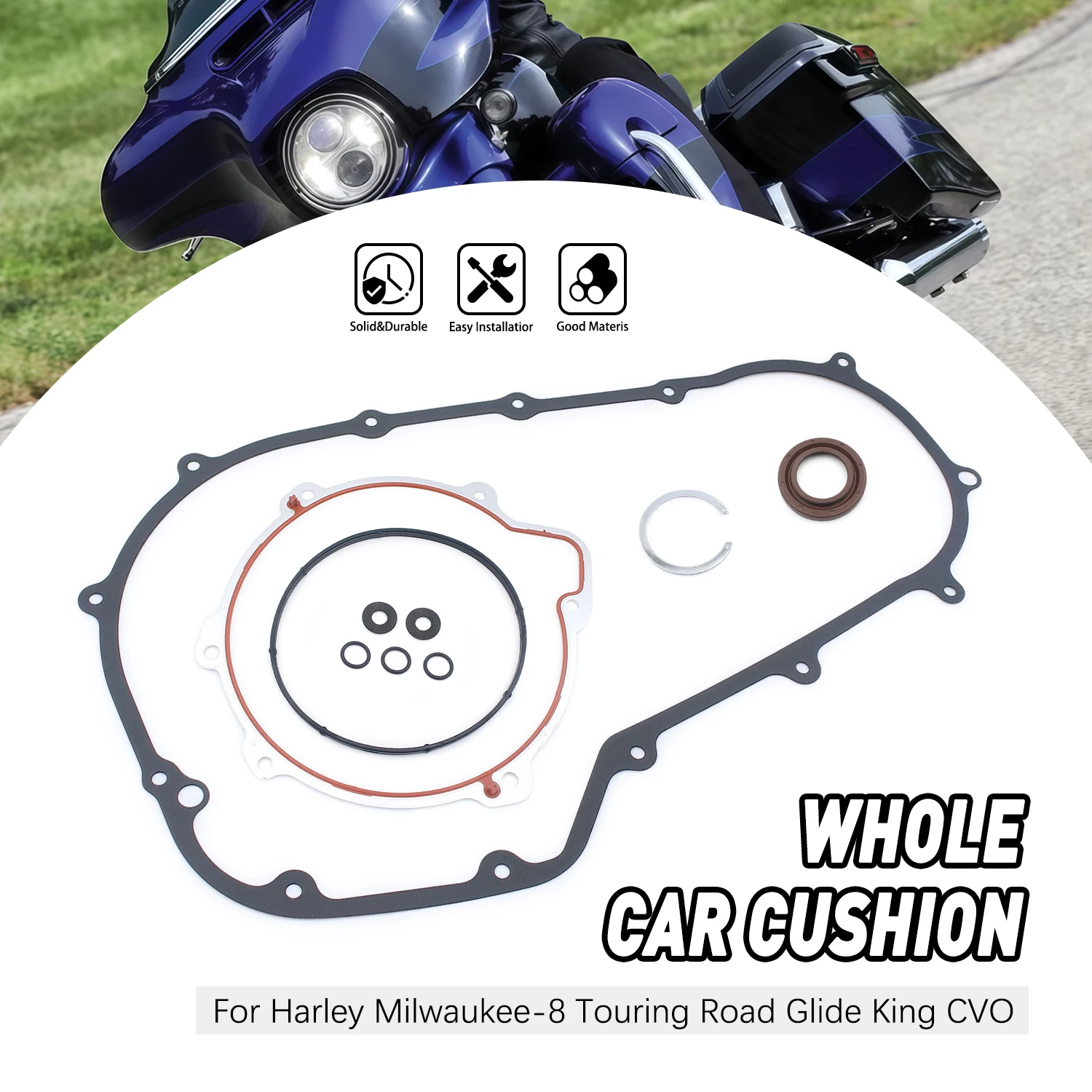 

Softail M8 Primary Cover Gasket Seal Primary Gasket Kit For Harley Milwaukee-8 Touring Road Glide King CVO 2017 2018 2019 2020