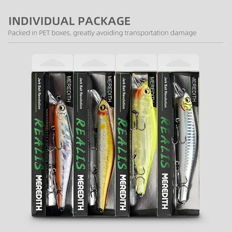 MEREDITH ORBIT-110SP Orbital Magnetic System Top Fishing Lures Minnow Wobbler Quality Fishing Tackle Hooks For Fishing