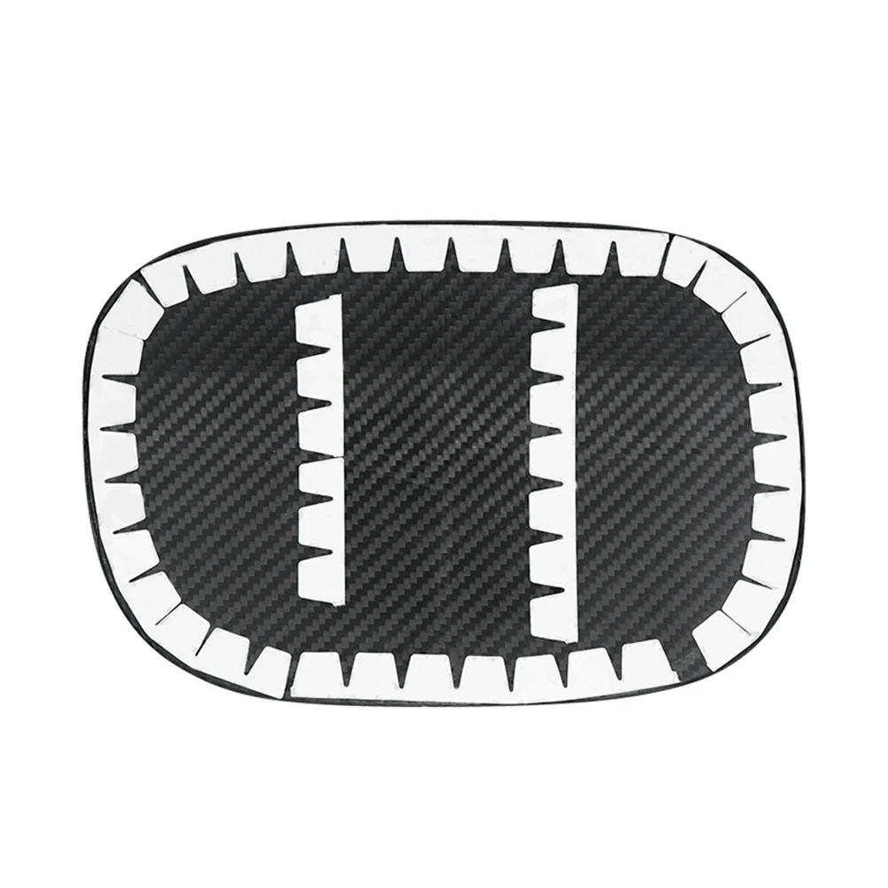 

A95E-Carbon Fiber Car Fuel Tank Oil Gas Cover Trim For Kia Stinger 2018 2019 2020 2021 2022 2023