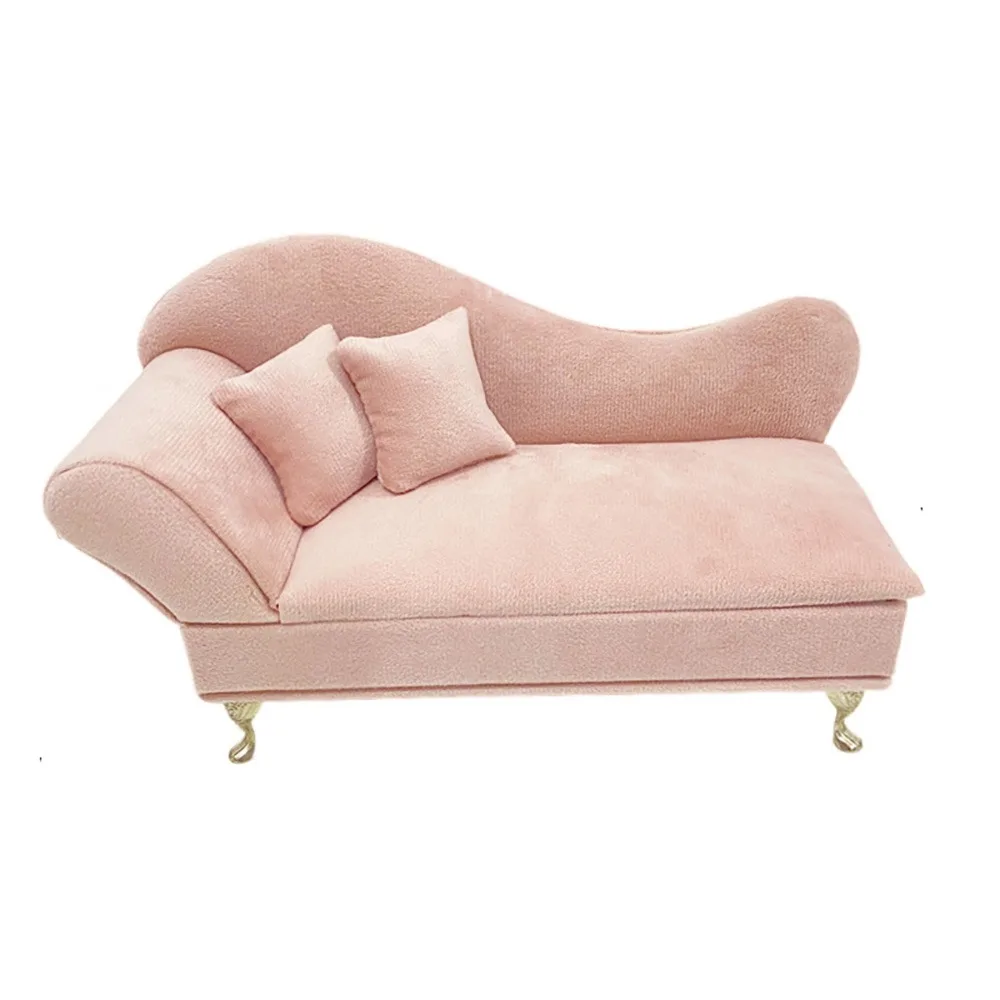 

Dutch Velvet Sofa Shaped Jewelry Box Bracelet Elegant Mini Couch Earrings Ring Display Stand with Mirror Luxury