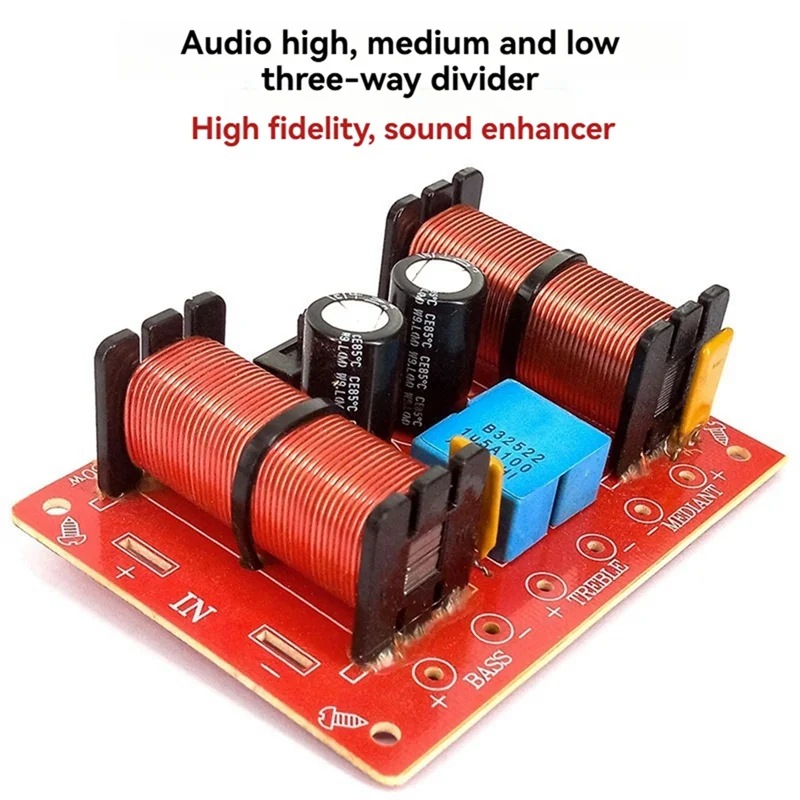 

Эффективный для Hi-Fi высококачественный домашний динамик кроссовер 3-полосный делитель частоты для аудиосистемы