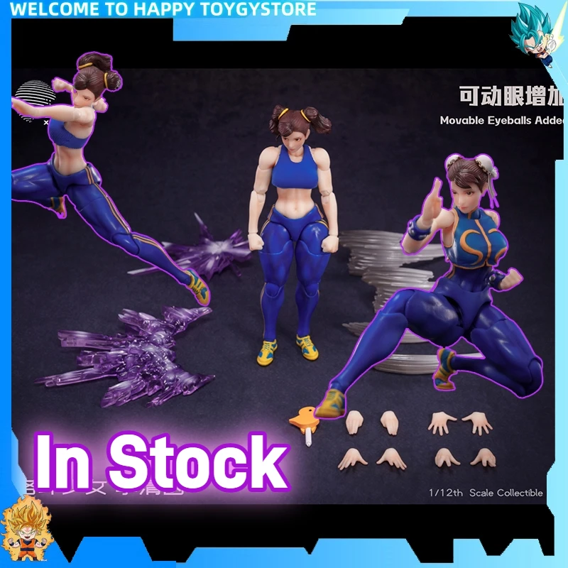 

In Stock 1/12 Xcocann Studio & Mountainmoon Fighting Girl Quinn Lee Anime Action Figures Street Fighter Chun-Li Figurine Toys