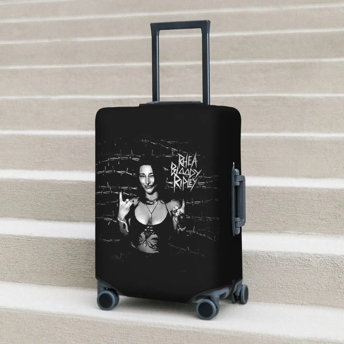

Rhea Bloody Ripley Suitcase Cover Protection Elastic Travel Luggage Protector Covers for 18-32 Inch