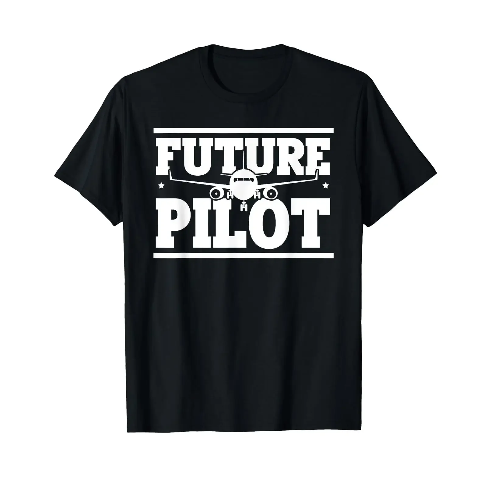 Future Pilot Awesome Retro Designs T Shirt black vintage Washed Soft Versatile Unisex graphic homme Top For Everyday Wear