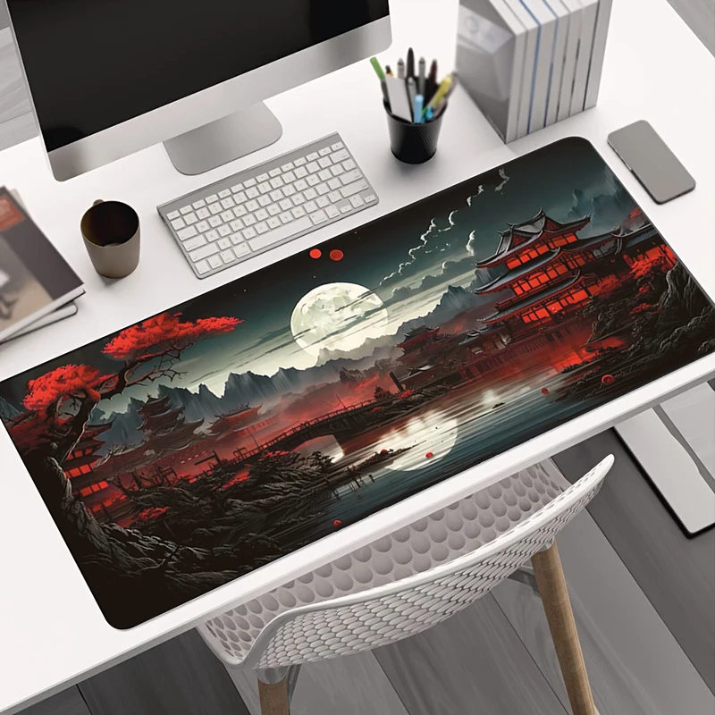 

XXL Stars Sky Moon Mouse Pad Large Computer Office Gamer Table Mats Rubber Anti-slip Gaming Keyboard Mousepads Long Desk