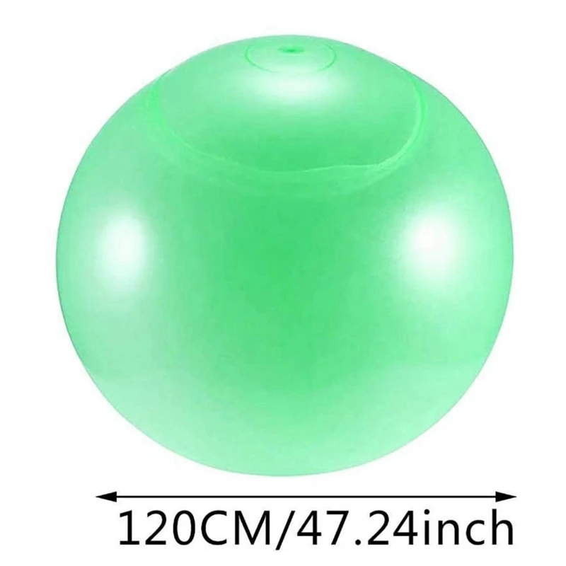 3er Pack wasser gefüllte Bälle für Kinder 120cm Riesen blasen ball aufblasbarer Wasserball für Kinder im Freien Partys piel tolle Geschenke