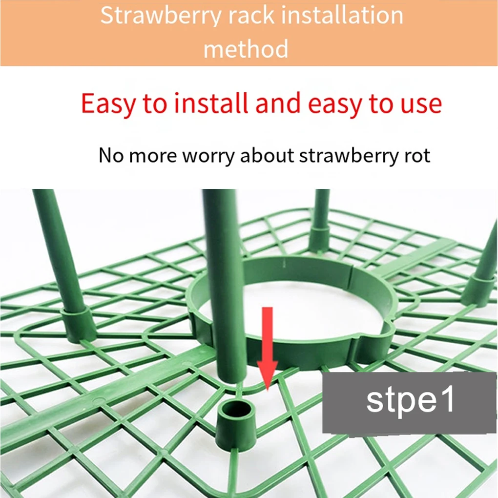 PP Quick To Dry Planting Stand Frame - Multiple Surface For Gardening Heat Resistant Stick Fix Strawberry Stand Frame