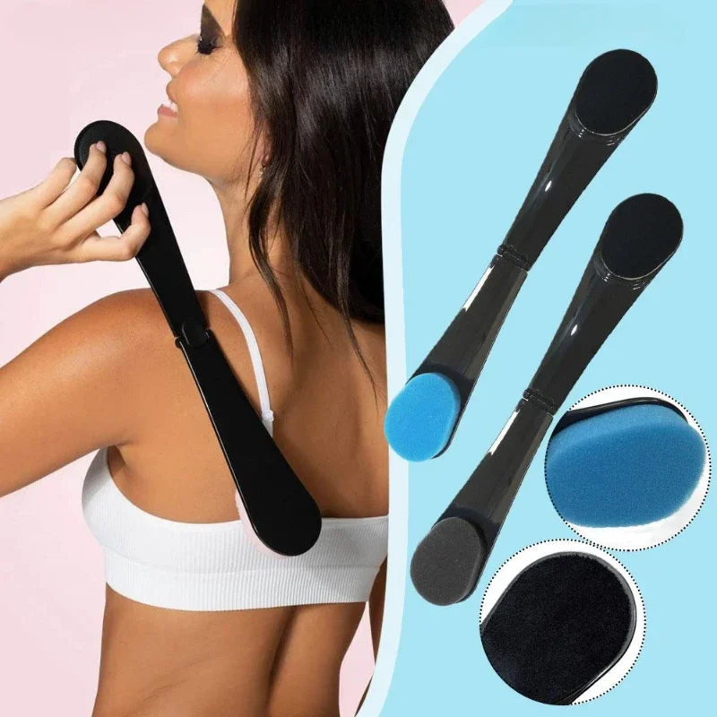 1 Pcs Lotion Applicator Self Sunscreen And Tanning Back Applicator Stick Portable Foldable Streak Free Sunscreen Back Applicator