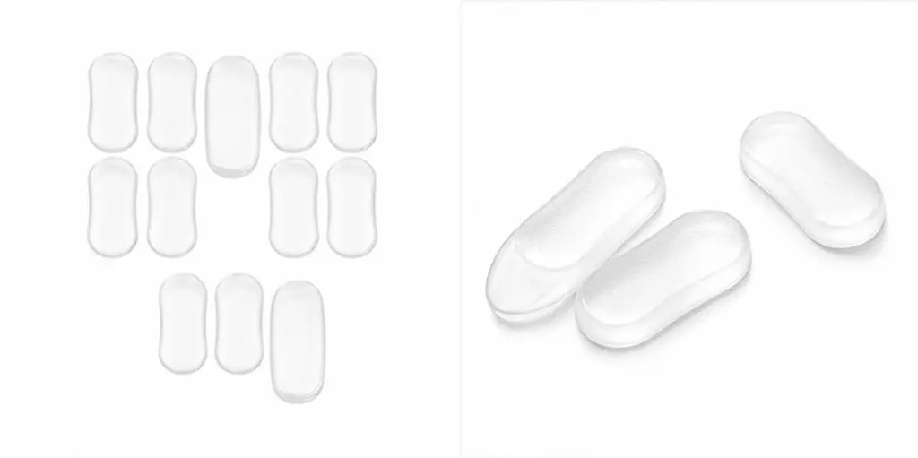 15Pcs Toilet Lid Buffer Pads Silent Self-Adhesive Non-Slip Cushioning Bumpers Home Toilet Cover Gaskets Protective Noise