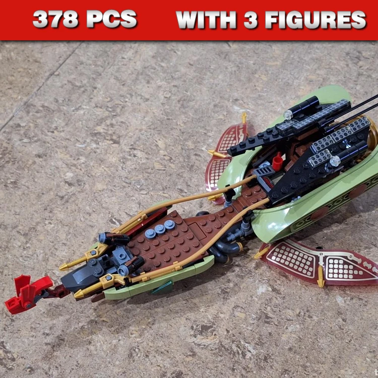 

298 шт., цепной цикл Shinobi, моторный автомобиль Ambush Masters of Spinjitzu 10395, набор строительных блоков, кирпич, совместимый с моделью