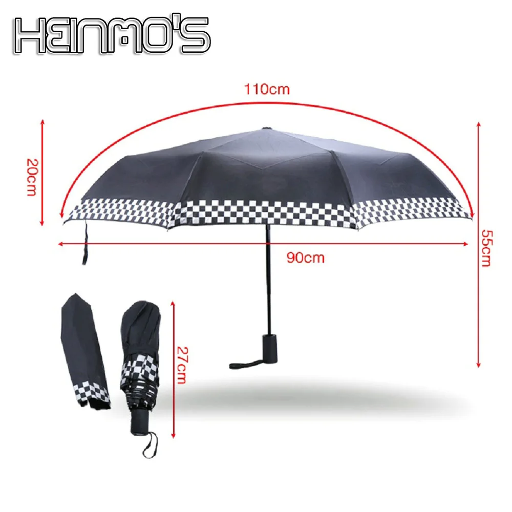 Folding Rain Umbrella For MINI COOPER S One JCW R50 R52 R53 R55 R56 Countryman R60 Accessories F54 F55 F56 F57 F60 Sun Umbrella