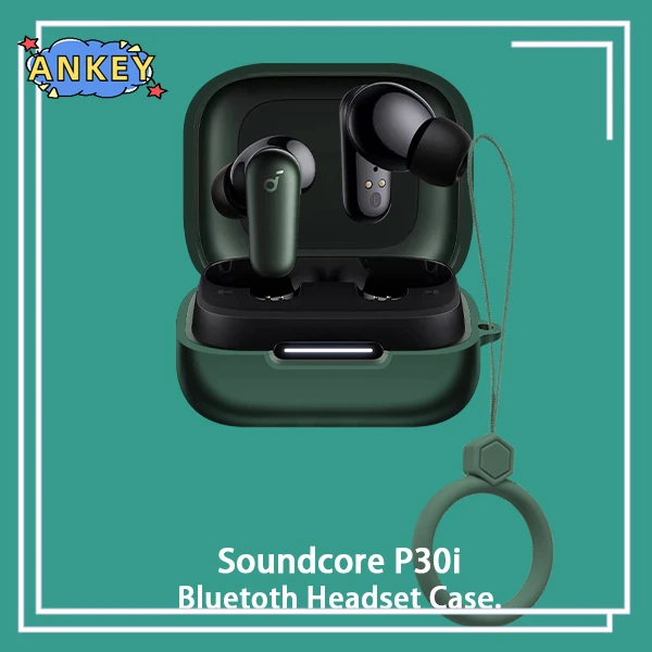 Защитный чехол для наушников Anker Soundcore P30i, мягкие силиконовые беспроводные Bluetooth-наушники с защитой от падения