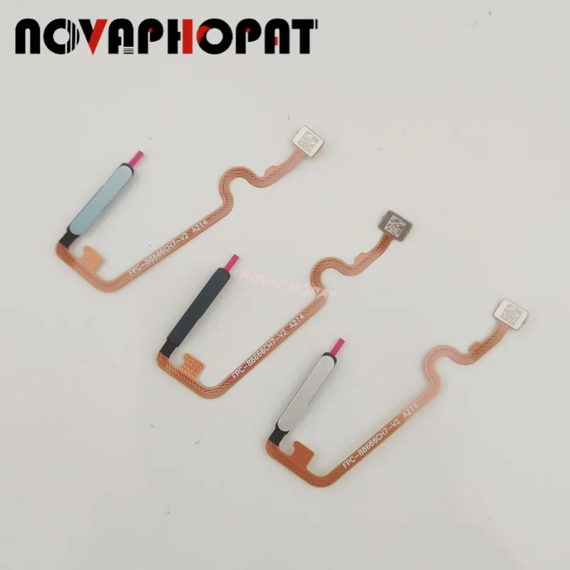 For Tecno Camon 18P CH7 CH7N Fingerprint Flex Power On Off Switch Home Control Unlock Key Button Sensor Flex Cable