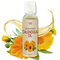 GZE Calendula Oil - Calendula Officinalis Flower Extract – Infused -Benefits for Skin, Nails, Hair, Face, Body- SHORT LIFE