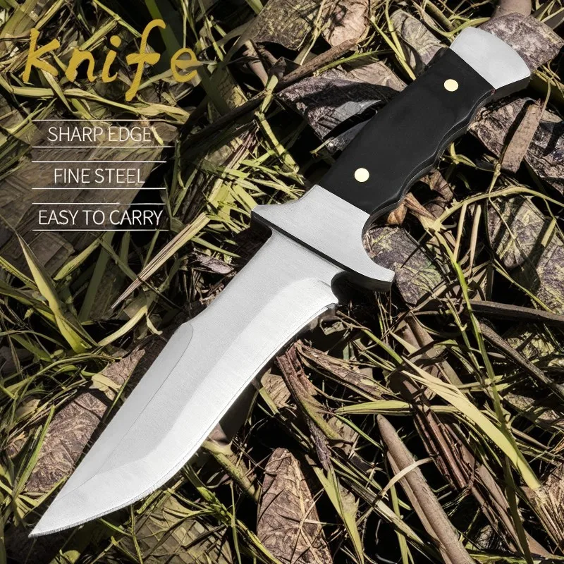 Outdoor Adventure Portable Survival Knife Practical Camping Portable Open Road Reclamation Multi functional Straight Knife