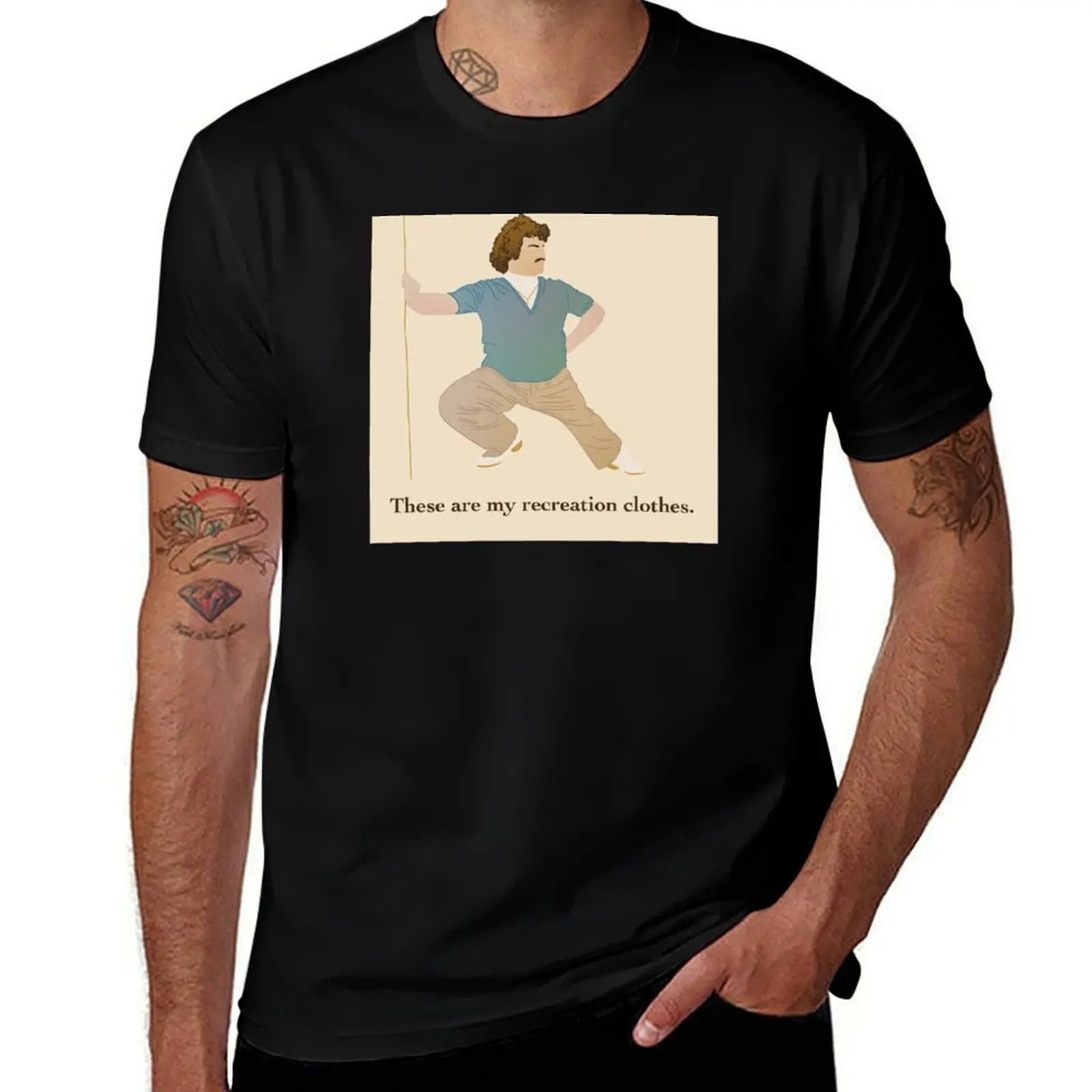 Nacho Libre Recreation Clothes T-Shirt men t shirt cotton 100% T-Shirt