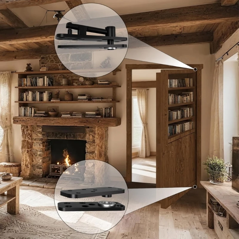 مفصلي على رف الكتب غير المرئي تعيين آلية دبوس قابلة للتعديل تعليمات فيديو مفصلة A2BB