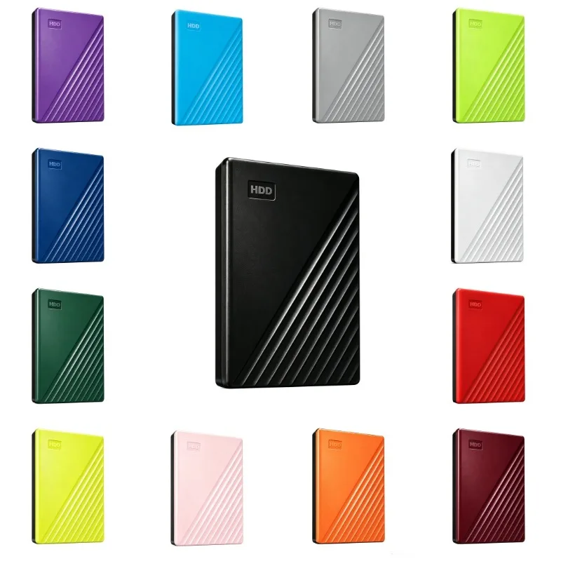 4TB Portable SSD USB High Speed External Solid State Drive Diagonal Strip Shell Multiple Color for Laptop Desktop Mobile Phone