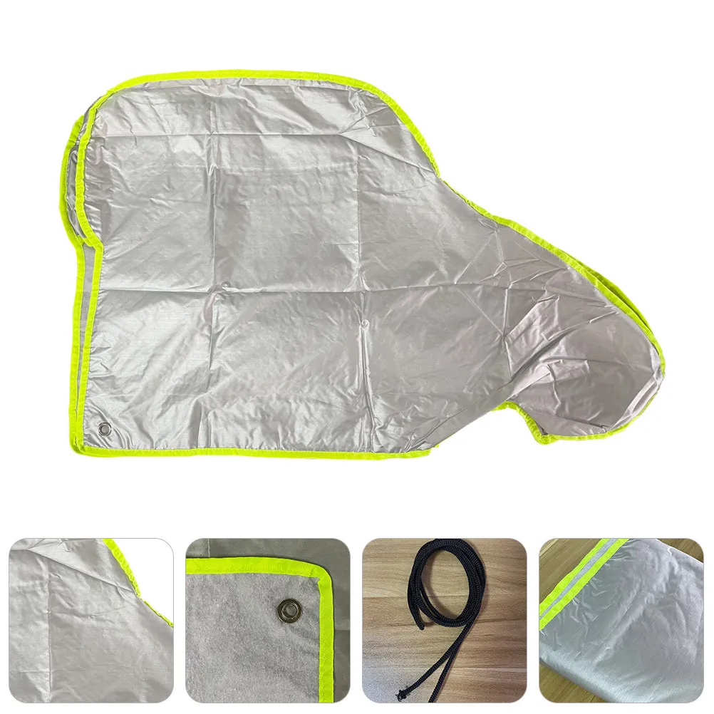 

1Pcs Premium Thick Vinyl Hook Cover for Trailer Hitch Car Camper Van Rv Coupling Lock Protection Against Rain Easy Rope