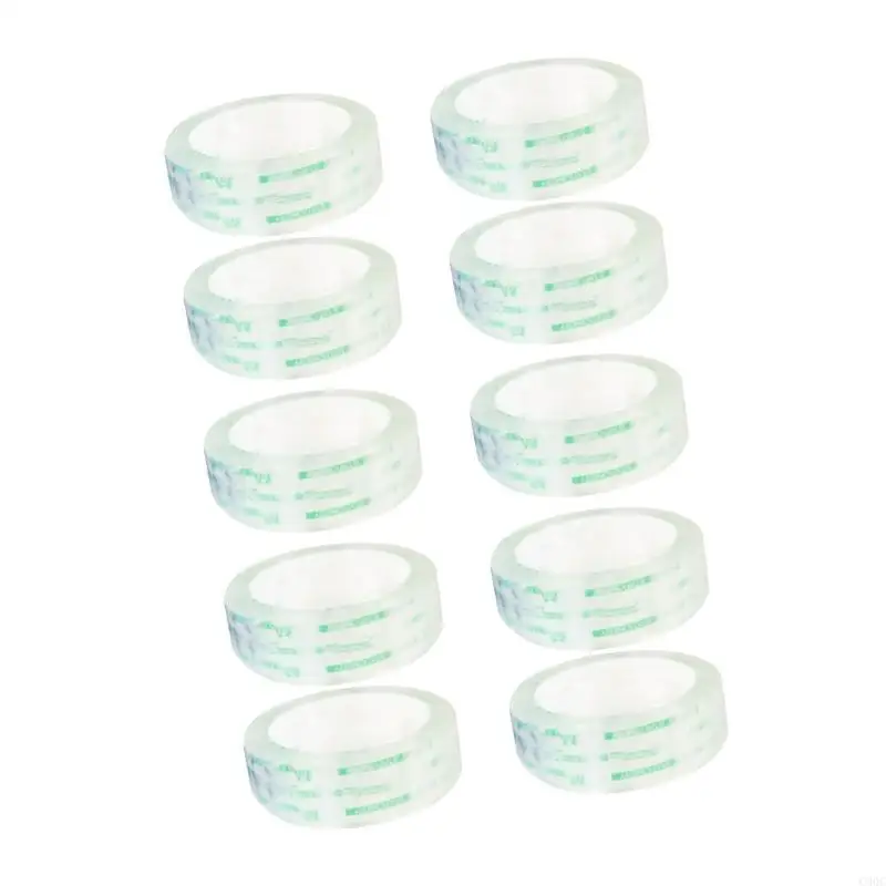 C90C 6/8/10/12pcs Clear Adhesive Tape für Bandspender Verpackungsband klares Verpackungsband für Hausbewegung und Kunsthandwerk