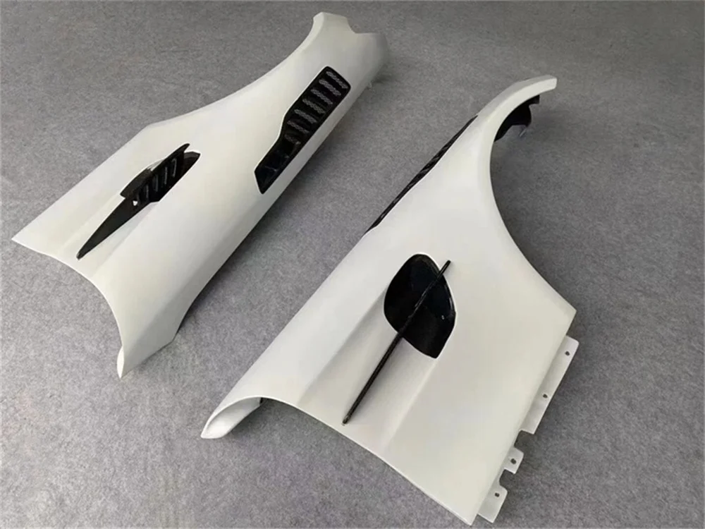 مصدات من ألياف الكربون شبه طراز PRO لسيارة Mercedes Benz AMG GT GTC GTS تعديل وترقية مصدات السيارة #6