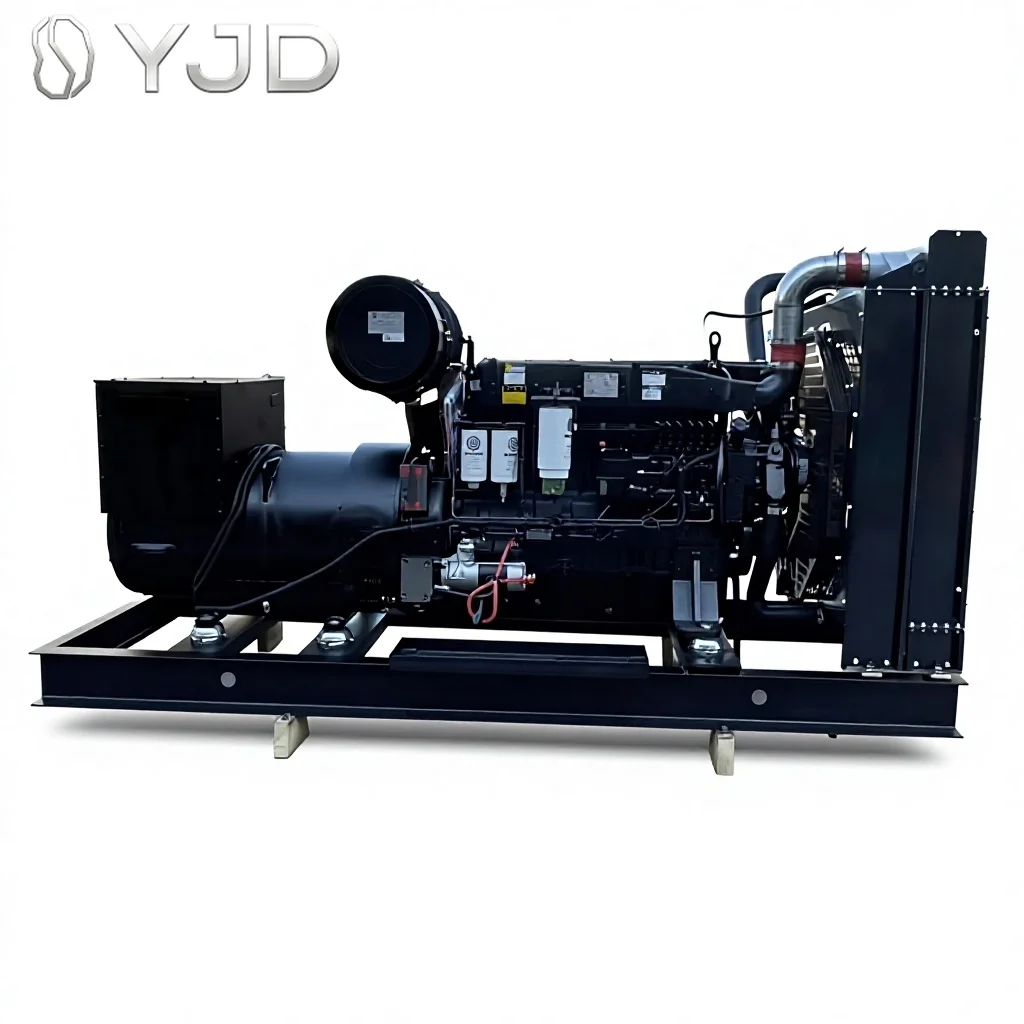 Wei-Chai WP12D353E200 Diesel Generator Set Open Type 353KW 420KVA Auto Start ATS 50/60Hz 1800 RPM 480V Three Phase Alternator