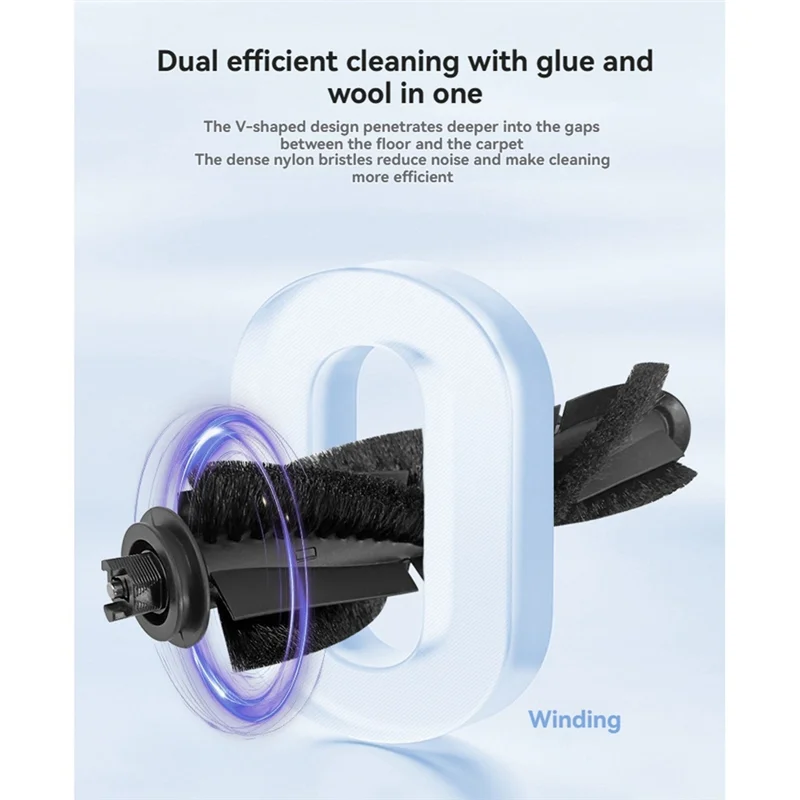 【A87T】18 قطعة لـ Tapo RV30 Max /RV30 Max Plus /RV20 Max /RV20 Max Plus أجزاء المكنسة الكهربائية مرشحات الفرشاة الجانبية الرئيسية ممسحة أكياس الغبار القماشية