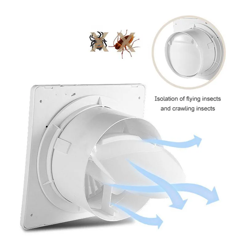 Window Type Bathroom Exhaust Fan 220V Quiet Low Noise Ventilator for Toilet Room Smoke Air Extractor
