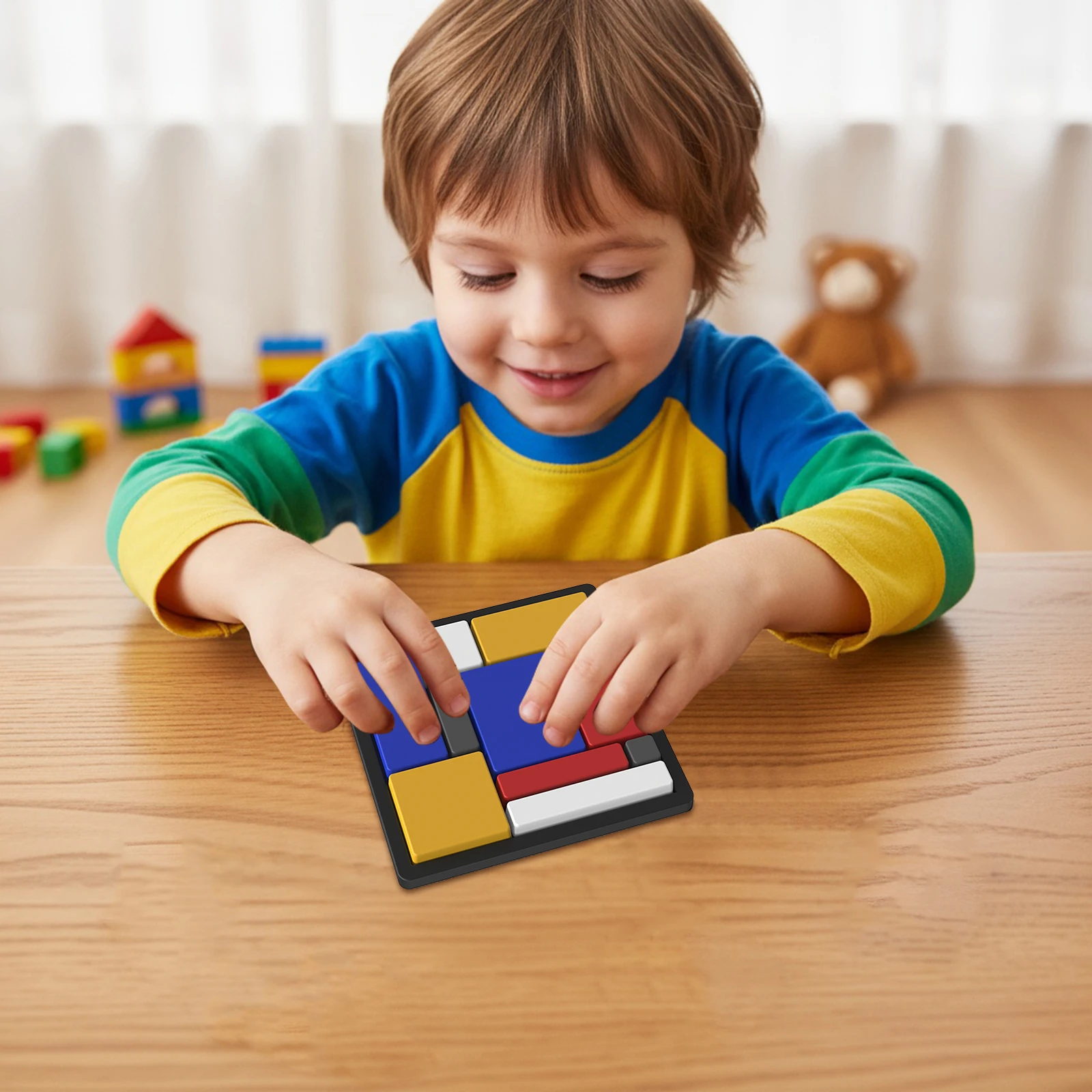 Quebra-Cabeças de Treinamento de Pensamento Lógico para Crianças e Adultos com 88 Desafios e 4 Níveis de Dificuldade