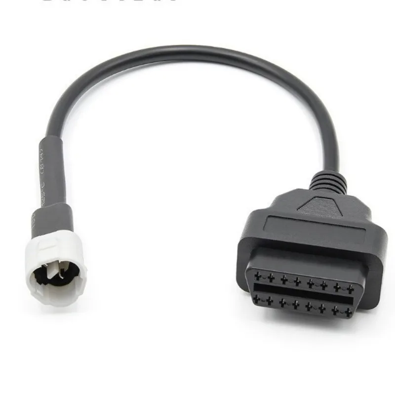

OBD to 3 Pin Motorcycle Adapter Cable OBD2 Diagnostic Connection Line for Motorbike Stable Data Transmission Durable Design