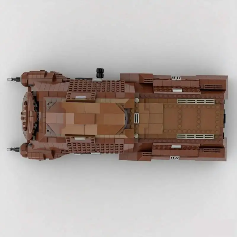 NEW 1367PCS MOC Space Transport Carrier Model Creative Science Fiction Building Blocks DIY Assembly Puzzle Educational Toy Gift