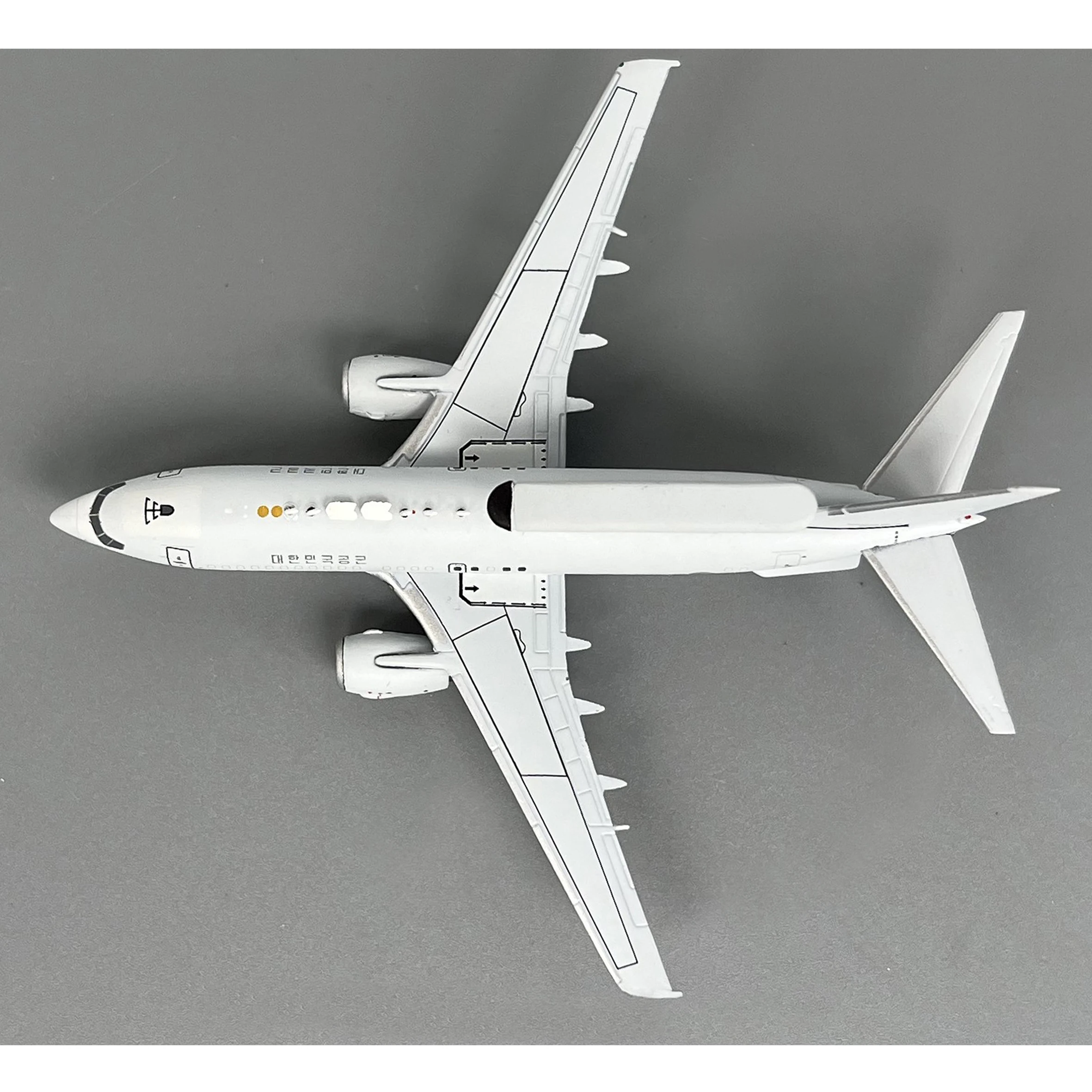 1/400 JCWXX40081 Korean Air Force B737-700 E-7A E7 Early Warning Aircraft Model 65-327 Alloy Collection Model