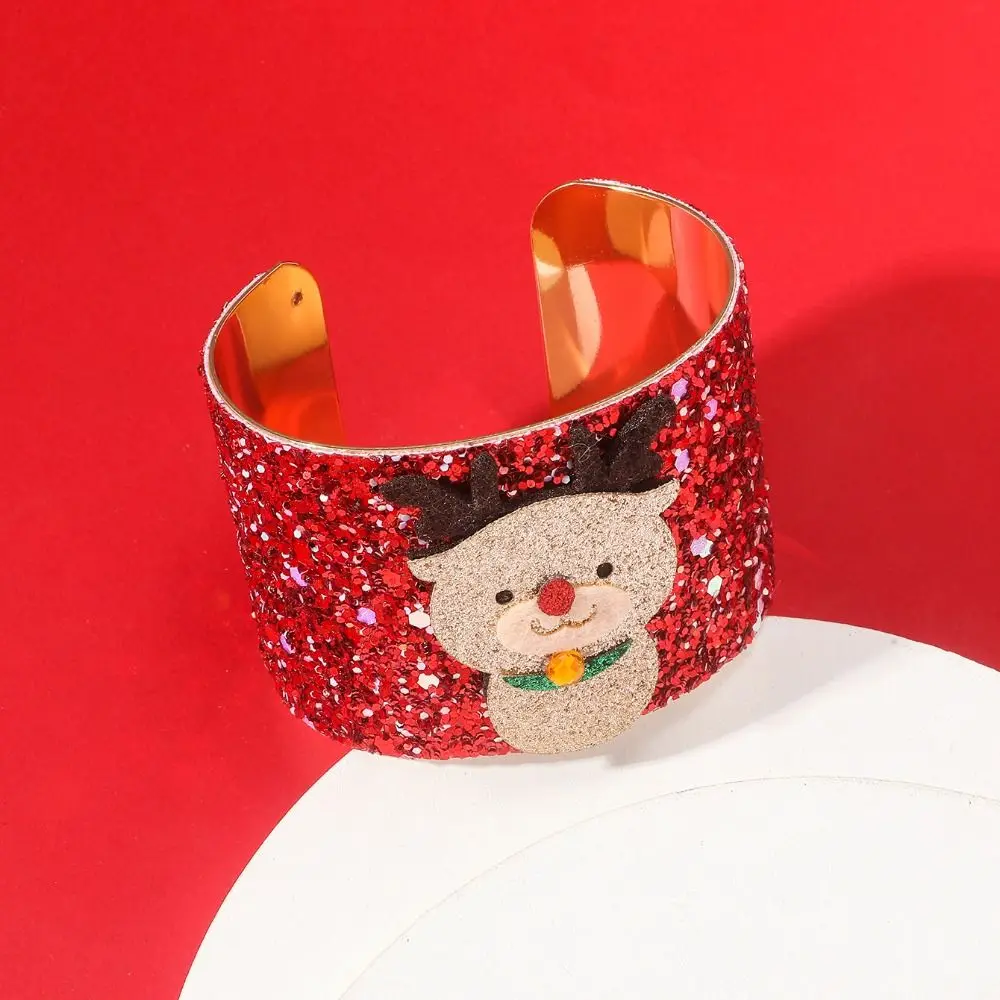 Christmas Bell Santa Claus Xmas Bracelet Father Christmas Kriss Kringle Merry Christmas Bangle Bowknot Hand Chain