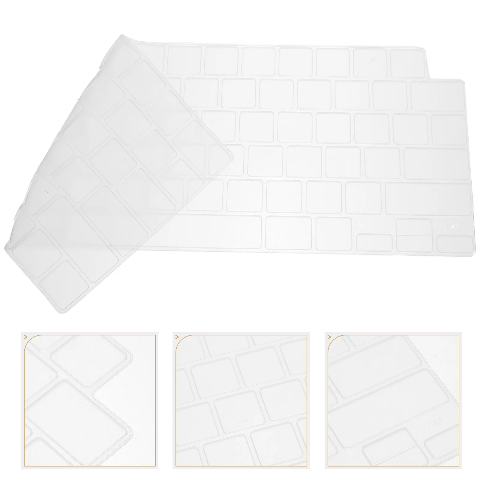 غطاء لوحة المفاتيح من السيليكون متوافق مع Air M2 مقاس 15.3 بوصة حماية كاملة من السائل ومقاوم للتآكل وسهل الاستخدام وقابل للغسل