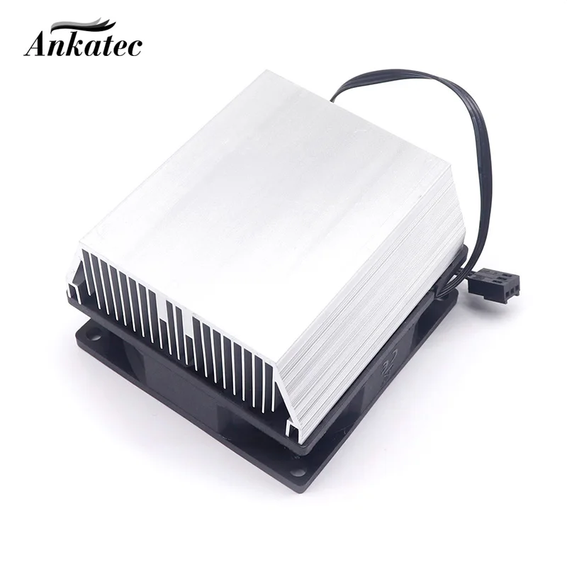 Aluminum plate with 12V fan for high power led diy Aluminium Heat Sink Cooling Fan for 10w 20w 30w 50w 100w led