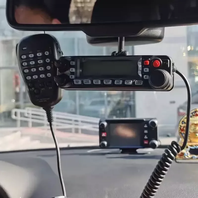 for Car Platform Handheld Pull Rope Walkie Talkie Universal Cable Microphone Hook Telescopic Automatic