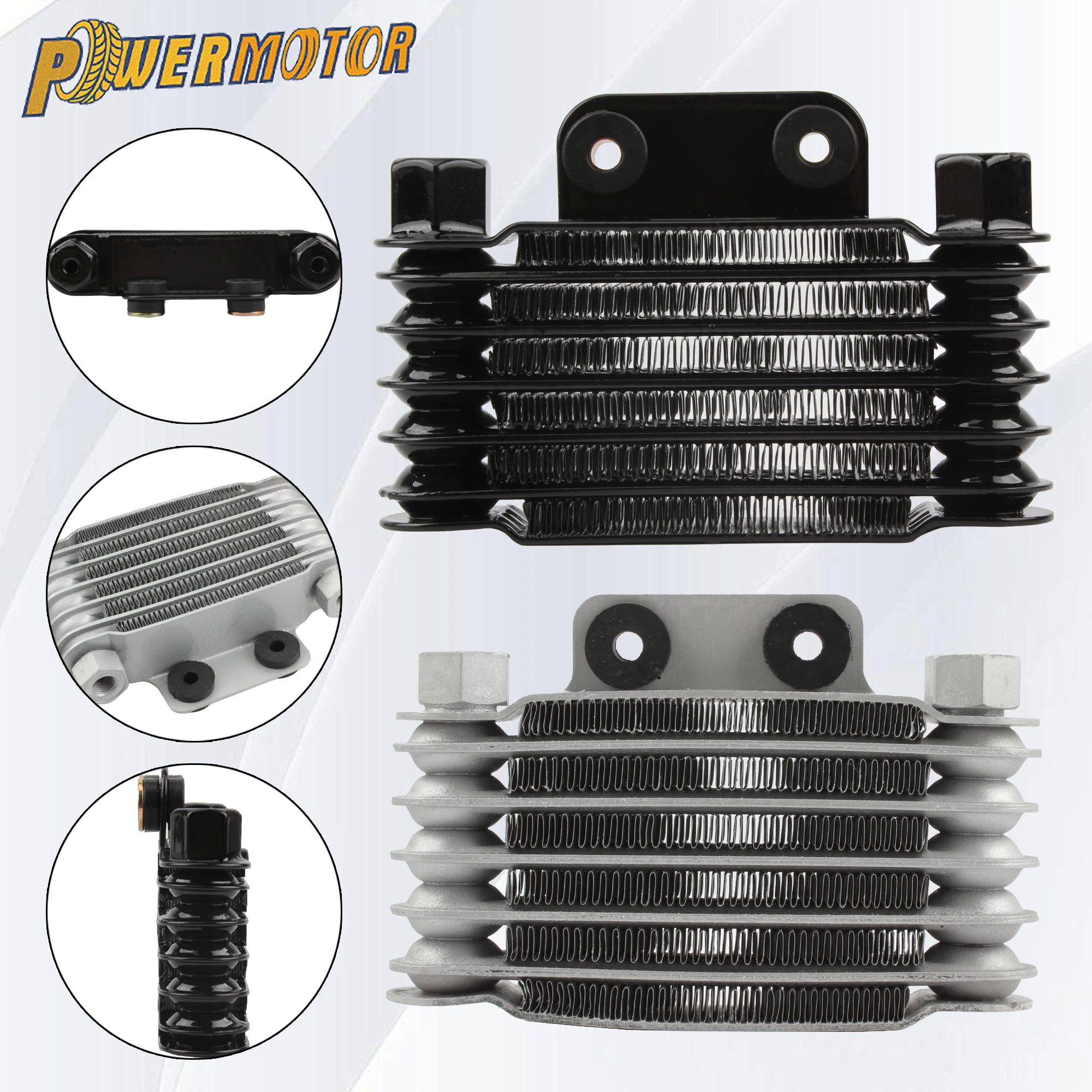 

For 100cc to 250cc Motorcycle Oil Cooler Radiator Cooling For KTM Honda Yamaha ATV Pit DirtBike Quad Water Cooled Radiator Parts