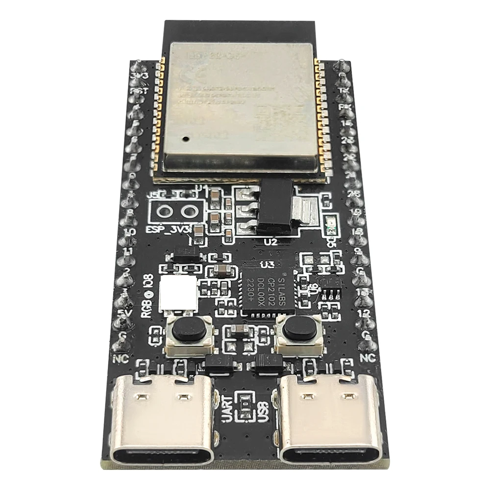 ESP32 C6 مجلس التنمية 2.4G WiFi وحدة ل AI DIY IOT N4 N8 N16 Wi-Fi 6 BLE ESP32-C6-DevKitC-1 32PIN TYPE-C CP2102