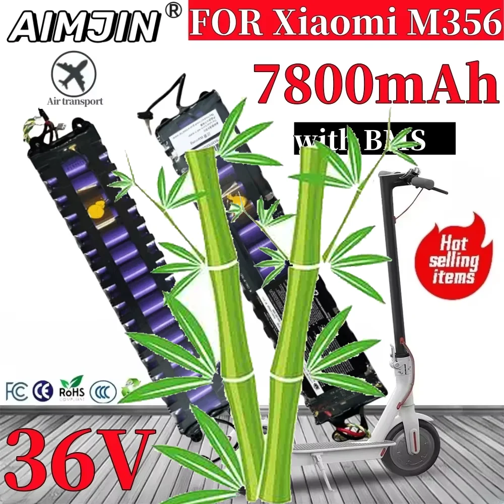 

Original 36V 7800mAh battery For Xiaomi M365 M356 Pro Special battery pack 36V Li-ion battery 7800mAh