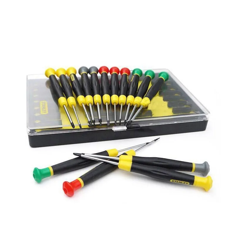 Stanley 66-381-23 Screwdriver Precision Cross Slotted Miter Plum Blossom Electronic Clock Driver Small Screwdriver Set