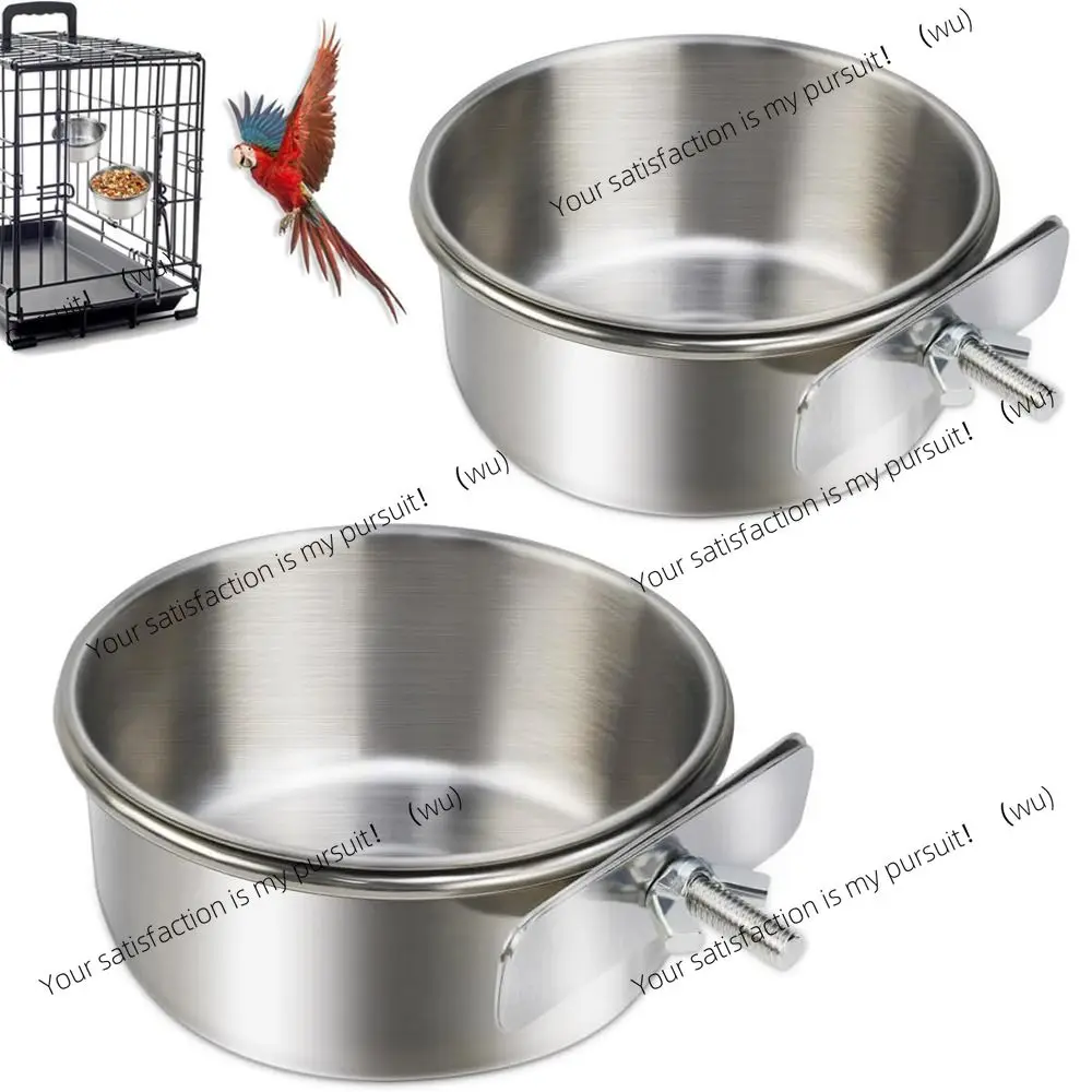 New stainless steel, bite-resistant, suspended pet feeder