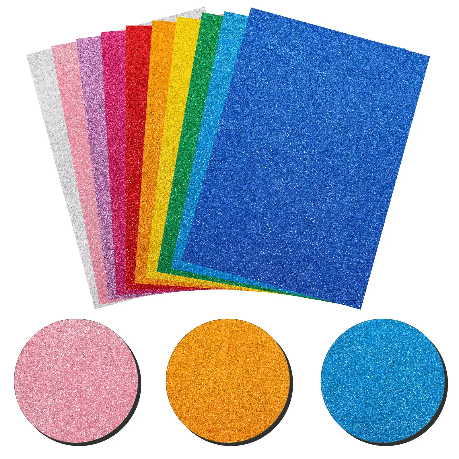 

10 Sheets Color Card Paper DIY Supplies for Origami Craft Projects Handmade Drawing Painting Art Material Tools