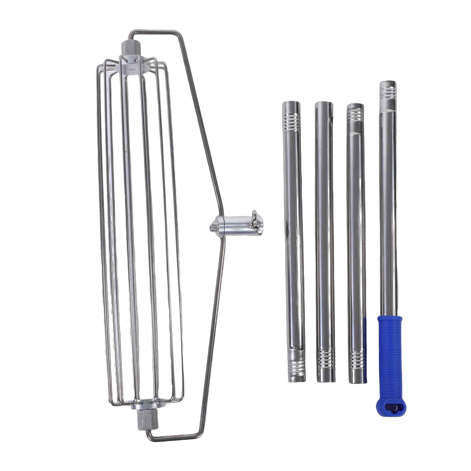 sand-bunker-rake-45ft-304-stainless-steel-course-roller-sand-trap-rake-for-long-jump-high-jump-baseball-fields-garden-beach