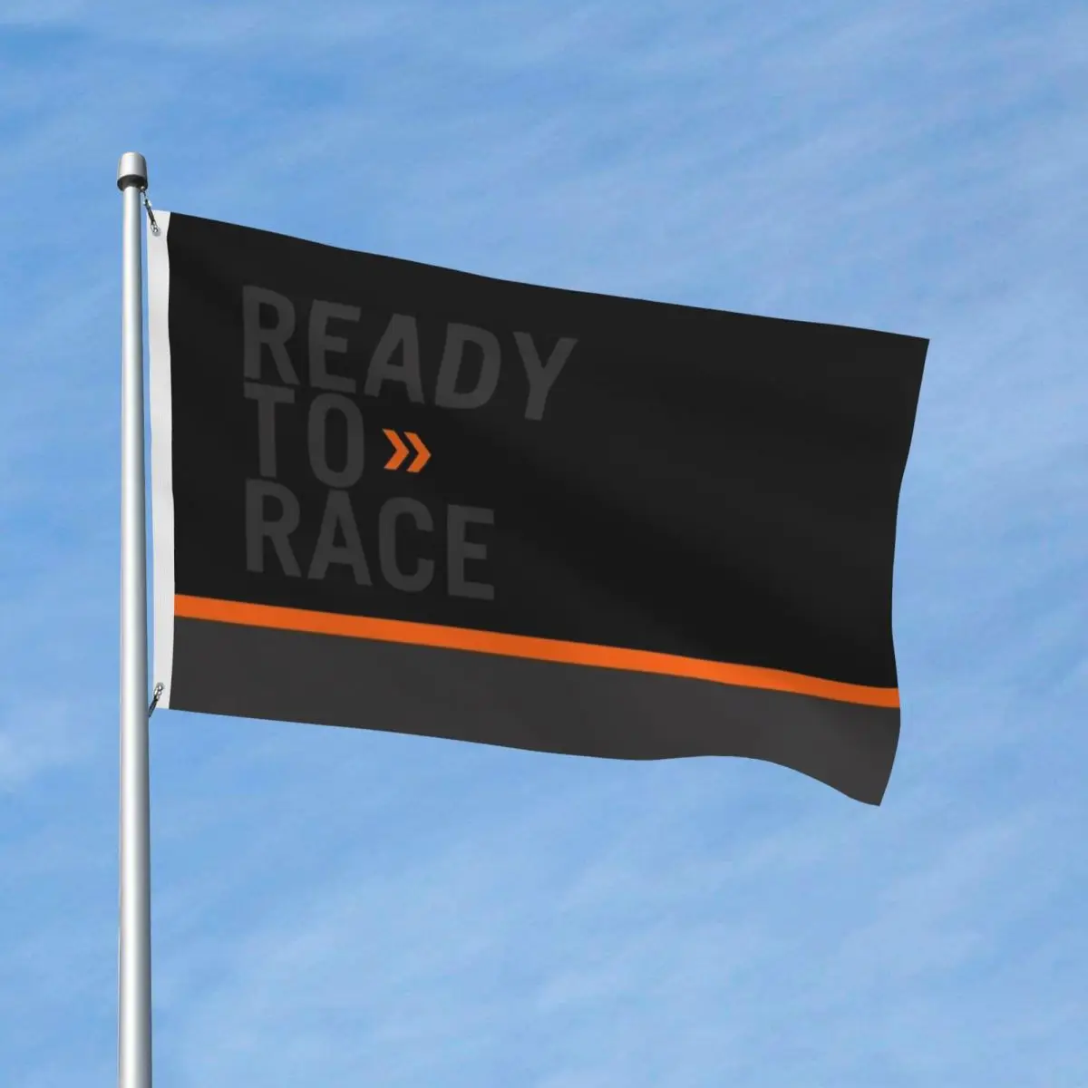 Ready To Race Enduro Cross Flags Double Sided Outdoor Banner Motocross Polyester Hanging Decoration 3x5 FT