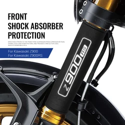 For Kawasaki Z900 Z900RS Z 900 RS Motorcycle Front Fork Protection Cover Shock Absorber Dust Protector Stretch Fabrics Sleeve