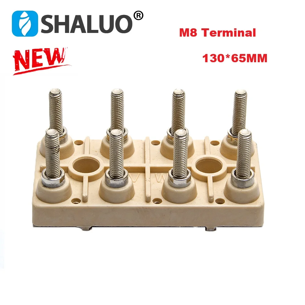 130*65MM M8 Generator Terminal Block Terminal Plate  Alternator Connector Wiring Board For Generator Parts