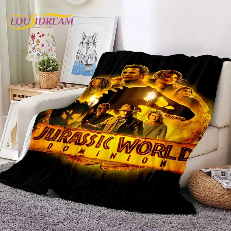 3D Cartoon Jurassic Park Dinosaur Dino Soft Flannel Blanket for Beds Bedroom Sofa Picnic,Throw Blanket for Outdoors Leisure Gift