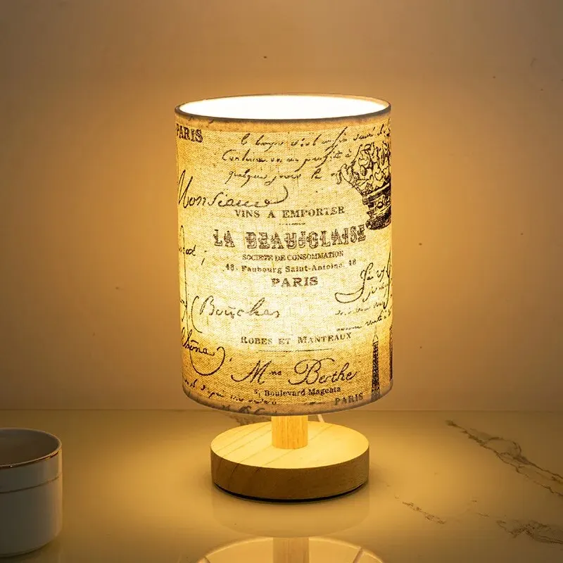 1PCS Desk Lamp Bedside Lamp Creative Simple Modern Personality Night Lamp Romantic Warm Nursing Touch Desk Lamp Fixed