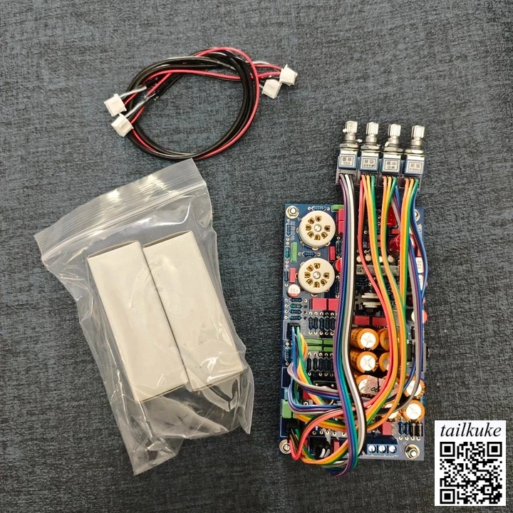 Vacuum Tube + Op-amp Preamp Tone Control Board Tube-like Sound Signature Servo Power Supply Hi-Fi