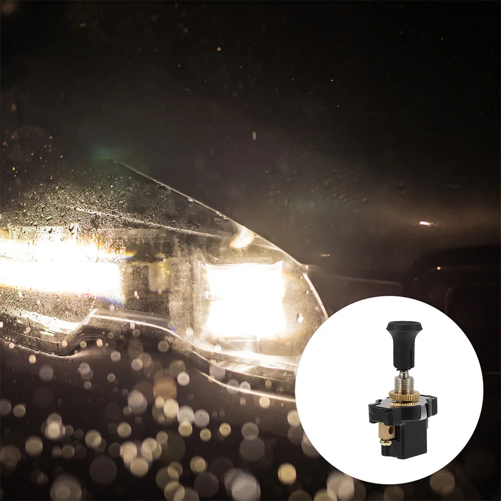 

2pcs Universal Headlight 12V 24V Truck Auto Pull Engine Motor Light Fixture On Off Power Switch Ignition Module